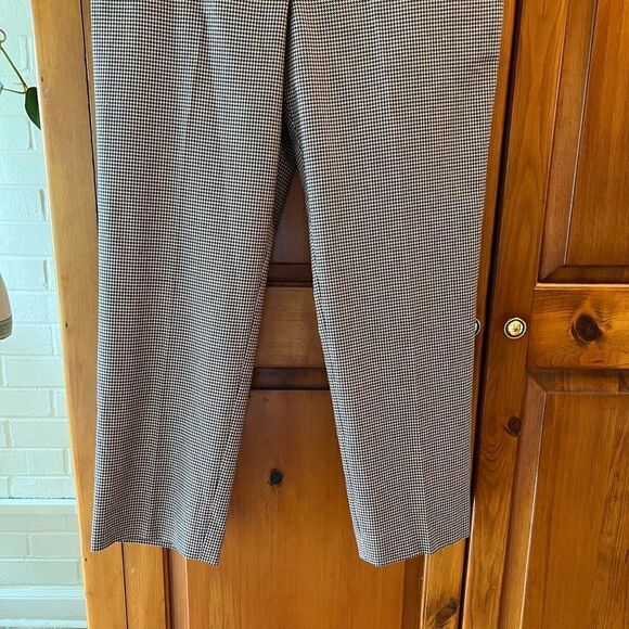 REBECCA Taylor houndstooth high waist ankle crop dress pant’s gorpcore - Picture 9 of 11